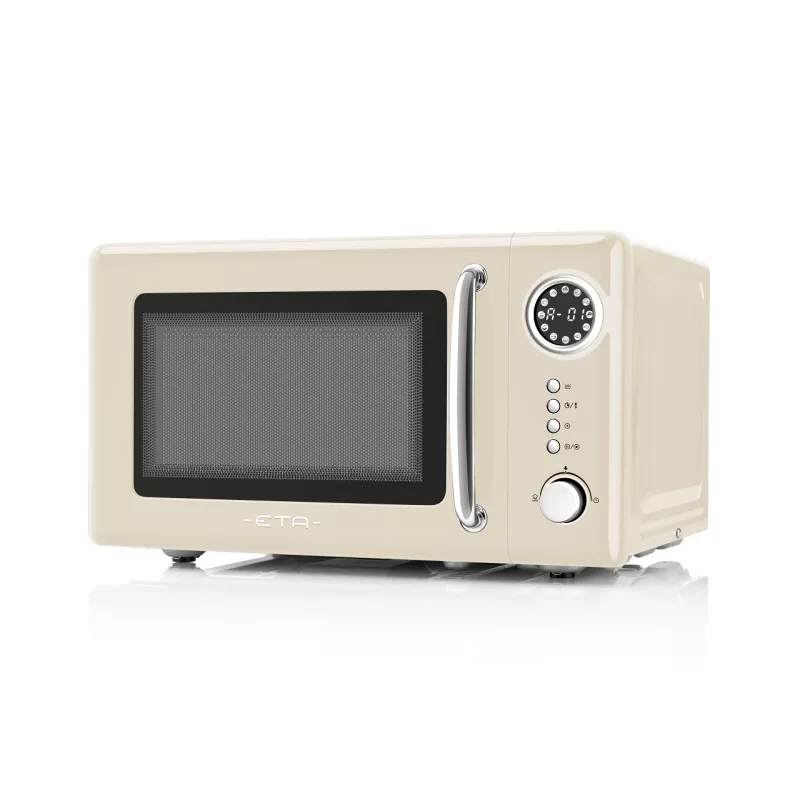 Micro-ondas ETA Storio Bege Solo, 20 L, 700 W, 5 níveis de potência, de bancada