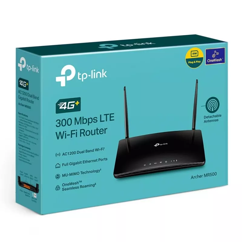 Router TP-Link Archer MR500 dupla banda Wi-Fi 5