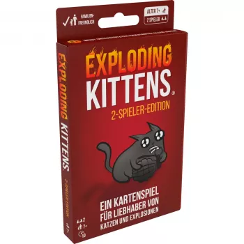 Exploding Kittens - 2-Spieler-Edition, jogo de cartas