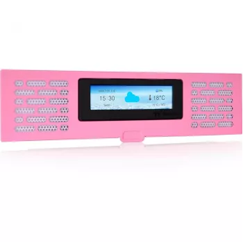 Kit de painel LCD Thermaltake AC-067-OOANAN-A1 Mini Tower rosa 5V 14W