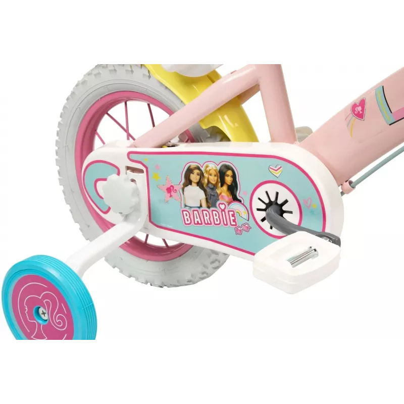Bicicleta infantil Toimsa 12 polegadas modelo 1265 — design Barbie, rodas de 12 polegadas, adequada para crianças pequenas