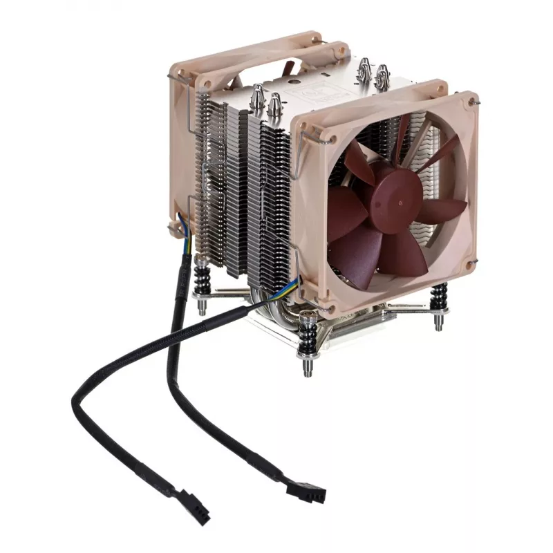 Dissipador de CPU Noctua NH-U9DX i4, dissipador de alumínio com duas ventoinhas de 92 mm, altura 125 mm, para LGA 2011-v3