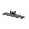 Conjunto de teclado e rato com fios Lenovo 310 (inglês dos EUA) — teclado de tamanho completo, cabo de 1,8 m, rato ótico ambidestro de 2000 DPI