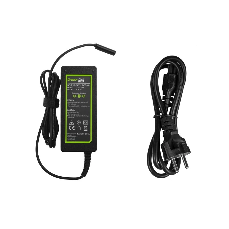 Fonte de alimentação Green Cell AD62P Indoor 48 W preta