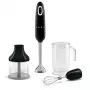 Misturadora de mão Smeg HBF03BLEU — 700 W batedeira manual, copo de 1,4 L, lâmina de aço inoxidável, preto