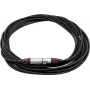 Cabo XLR PSSO 3 pinos, 10 m, preto, conector Neutrik