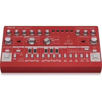 Sintetizador Analógico Behringer TD-3-RD Vermelho 9V DC