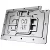 Bloco de água para placa gráfica Alphacool RTX 5080 Phoenix Transparente Prateado com backplate