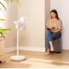 Cecotec EnergySilence 2600 Sunflower Portable ventoinha de pé a bateria 33 cm, 12 velocidades, oscilação, 22 W, comando à distância