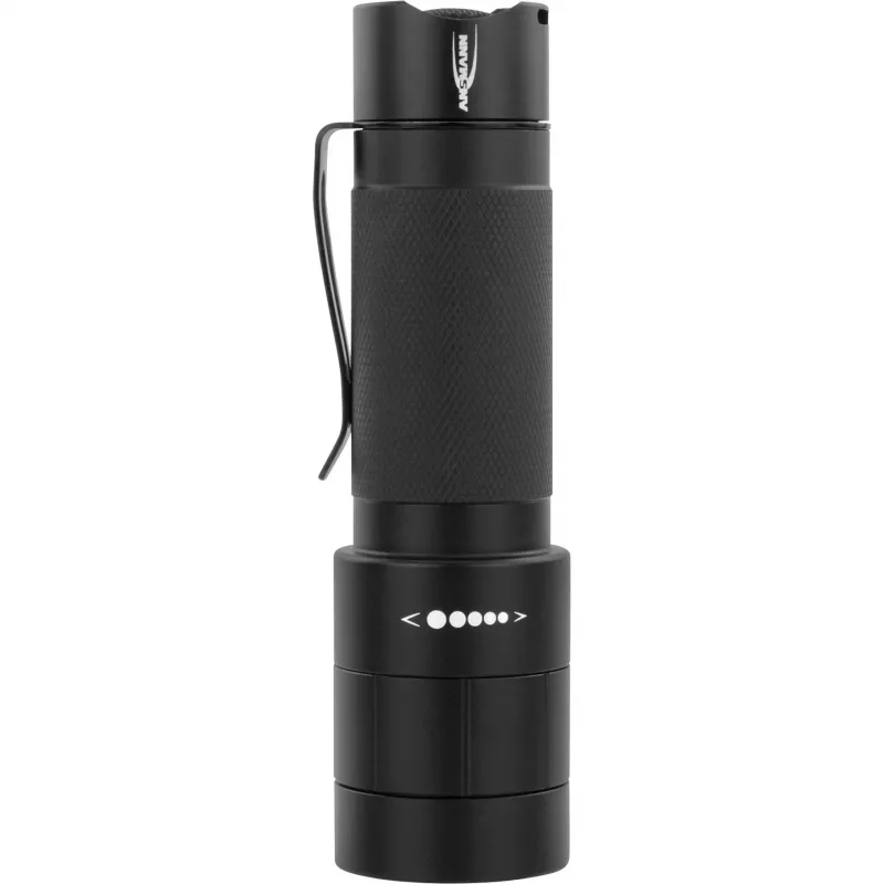Ansmann M250F - luz intermitente de mão - preto - botões - botão rotativo - 1 m - IP54 - 1 lâmpada