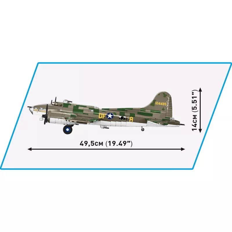 Brinquedo de construção Cobi Boeing B-17F Flying Fortress Memphis Belle Executive Edition conjunto de montagem