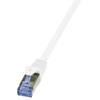 Cabo de rede LogiLink Cat6a S/FTP RJ-45 1,5 m branco