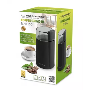 Esperanza EKC001K Moinho de café Preto 160 W