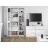 top e shop W40 PAFOS BIA vitrina — aglomerado branco, 290×400×2000 mm