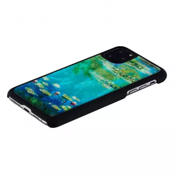 Capa para smartphone iKins para iPhone 11 Pro Max – design nenúfares, preto