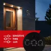 Sensor de movimento e crepuscular MACLEAN MCE25 B — detetor de movimento com sensor de luz, montagem em parede/teto