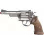 Revólver de polícia em metal de brinquedo Pulio 1556067/0 – tambores de 8 tiros