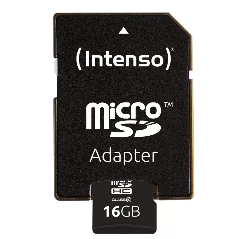MEMÓRIA MICRO SDHC 16GB C10/COM ADAPTADOR 3413470 INTENSO