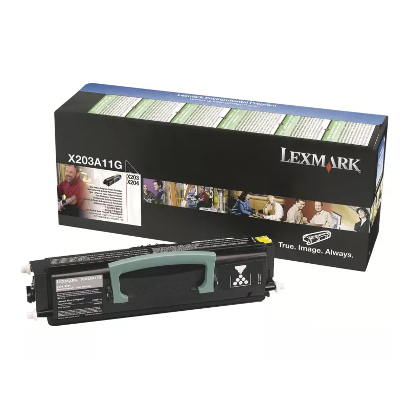 Toner Lexmark X203A11G - preto - capacidade: 2.500 páginas (X203A11G)