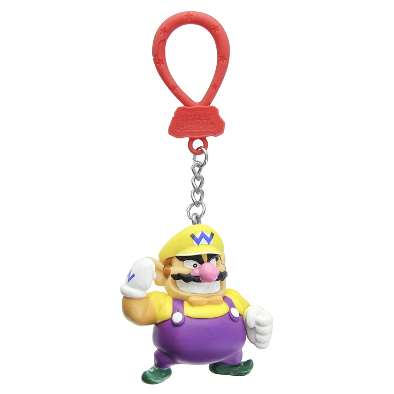 Backpack Buddies conjunto de porta-chaves Paladone Super Mario CDU com 24 peças – várias personagens, acessório de coleção