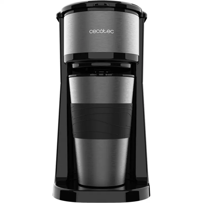 Cecotec Coffee 66 Drop & Go Máquina de café de filtro, 700 W, Preto/Aço inoxidável