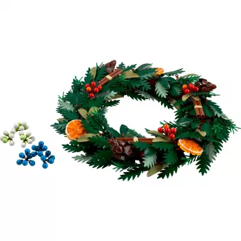 LEGO 10340 Icons Coroa de Natal brinquedo de construção
