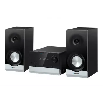 Micro-sistema de áudio doméstico BLAUPUNKT MS40.2BT — 2×50 W RMS, Bluetooth, CD, USB, HDMI ARC, entrada ótica, indicador LED (preto)