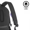 Mochila de lazer XDDESIGN Bobby Soft com compartimento para portátil de 15,6 polegadas, 16 l, PET, preto