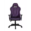 Cadeira gaming Arozzi Torretta SoftFabric roxa – design ergonómico, braços ajustáveis, encosto reclinável