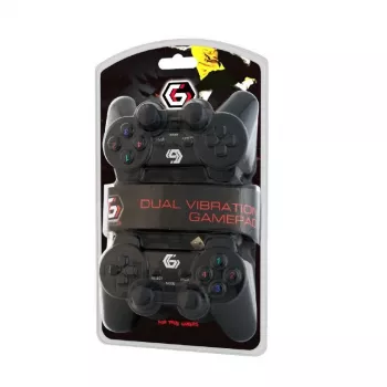 GEMBIRD JPD-UDV2-01 - Gamepad - 10 botões - com fio (pack de 2) - para PC (JPD-UDV2-01)