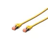 DIGITUS Cabo de rede CAT6 S/FTP, 5 m, amarelo, pack de 10