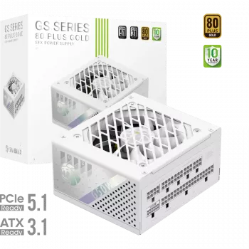 Fonte de alimentação Gamemax, 80 PLUS, Gold | GS 650G WH | 650 W