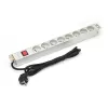 DIGITUS Professional A-19-STRIP-2-IMP – Unidade de distribuição de energia (Rack – montagem em rack) – Corrente alternada 250 V – Alimentação de entrada – Saída