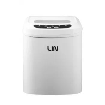 Máquina de gelo portátil LIN ICE PRO-W12 branca