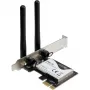 Inter-Tech DMG-32 - Interno - Sem fios - PCI Express - Wi-Fi - 650 Mbit/s - preto - prateado (88888148)