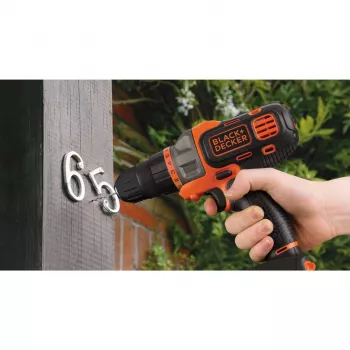 Ferramenta multifunções oscilante Black & Decker MT218K-QW preto, laranja 8500 OPM