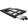 ICY DOCK - ToughArmor MB852M2PO-B - 2x SSD M.2 NVMe PCIe 4.0 para 2x OCuLink Ultra Slim - Baía removível