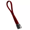 CableMod ModMesh - Cabo SATA - Serial ATA 150/300/600 - SATA (M) para SATA (M) - 60cm - Blood Red (CM-CAB-SATA-N60KBR-R)