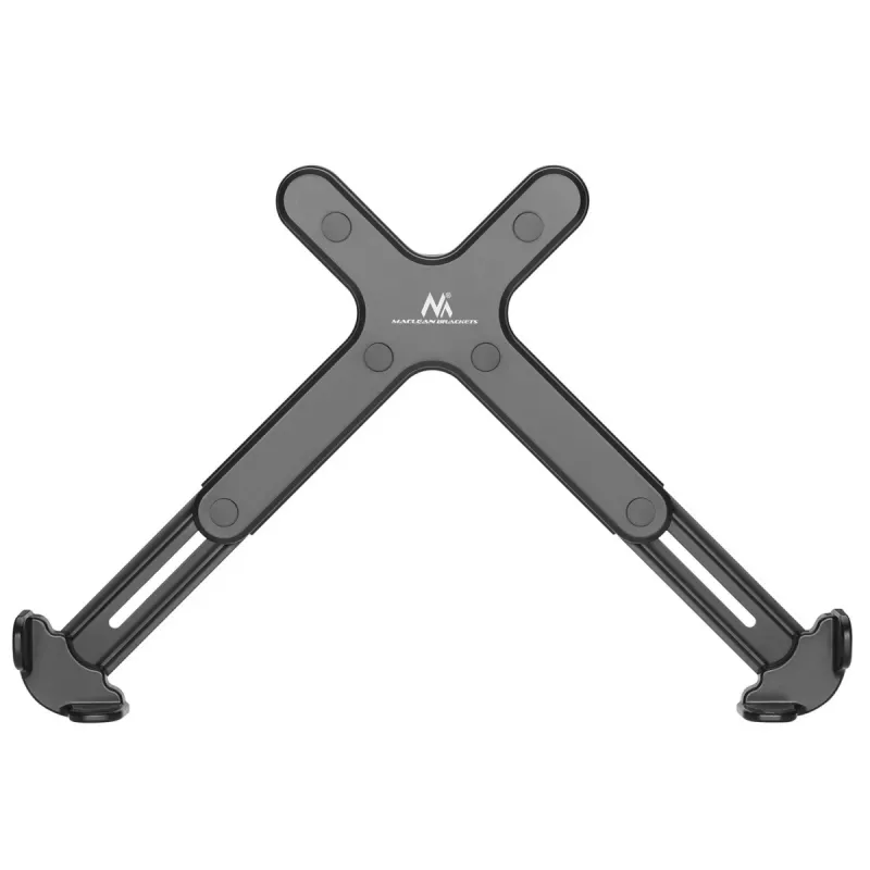 Suporte de secretária para portátil MACLEAN MC-836 — altura ajustável, design ergonómico, preto, para utilização horizontal do portátil (58,5×236×320 mm)