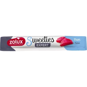 Petiscos em pasta para gatos ZOLUX Sweeties atum 14 g — pasta de atum em bisnaga de 14 g, sem cereais, sem glúten