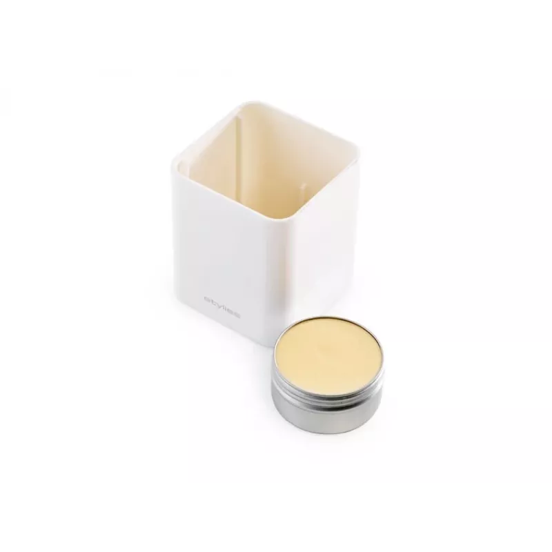 Stylies Elara COP000850 difusor de aromas, 1,3 W, para divisões até 15 m², 2 níveis de velocidade, temporizador, alimentação por USB/pilhas/adaptador, 74 x 74 x 100 mm, branco