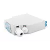 Caixa de parede em fibra ótica DIGITUS DN-963890, OS2, adaptador SC com pigtail de 2 m, aço, azul/cinzento