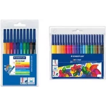 20 STAEDTLER Noris 326 Marcadores de feltro cores sortidas (326 WP20)