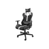 Cadeira de gaming universal FURY Avenger XL com assento acolchoado preto e branco