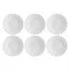 Conjunto de pratos de sopa LA PORCELLANA BIANCA Ducale White, 6 unid., 22 cm
