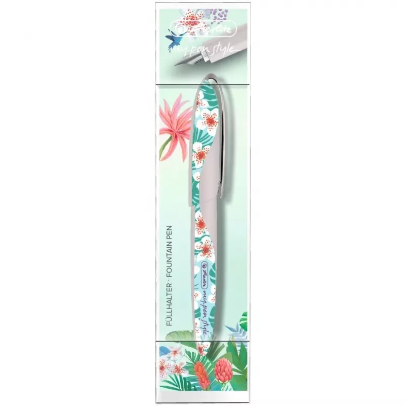 Caneta de tinta permanente Herlitz my.pen style Ladylike multicolor recarga por cartucho