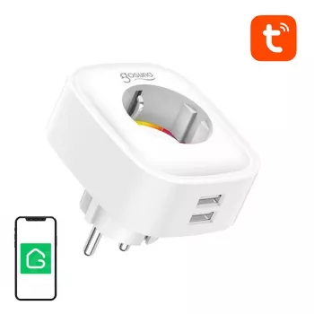 Tomada inteligente WiFi Gosund SP112 2xUSB, 16A, Tuya