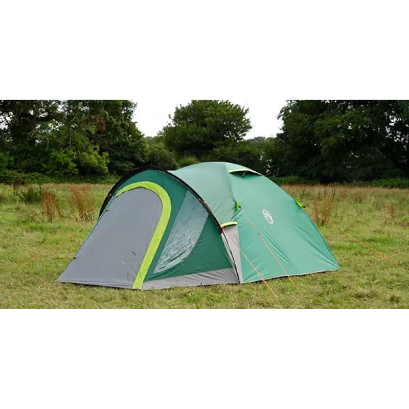 Tenda de cúpula/iglu COLEMAN Kobuk Valley 4 Plus — 4 pessoas, estrutura rígida, verde