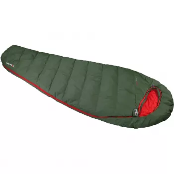 Saco-cama tipo múmia Pak 1000 ECO (verde-escuro/vermelho)