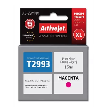 Tinta Activejet AE-29MNX (substituto para Epson 29XL T2993; Supreme; 15 ml; magenta)